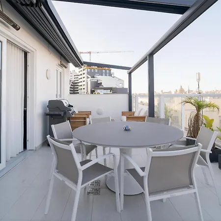 Apartament 2br Penthouse Paradise With Jacuzzi & Bbq In Sliema By 360 Estates Gzira